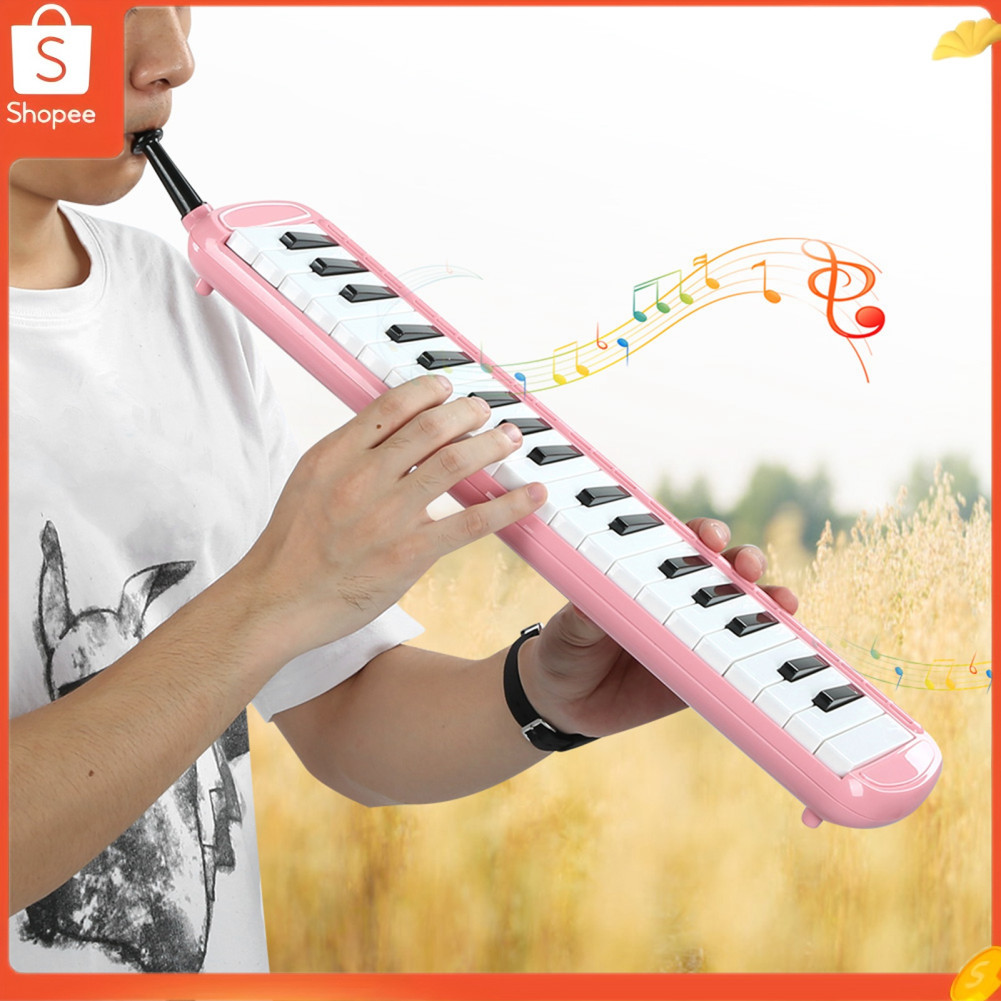 Fesjoy Melodica 37 Key Wind Instrumento musical para iniciantes praticar design ergonômico adequado para iniciantes ou