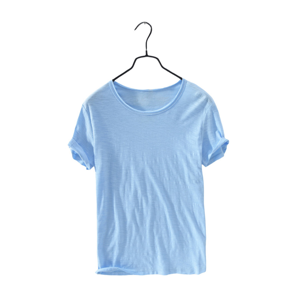 Men Thin Undershirt Casual Top Summer Men’s Quick-dry T-shirt Round Neck Lightweight Breathable Loose Fit Short Sleeve