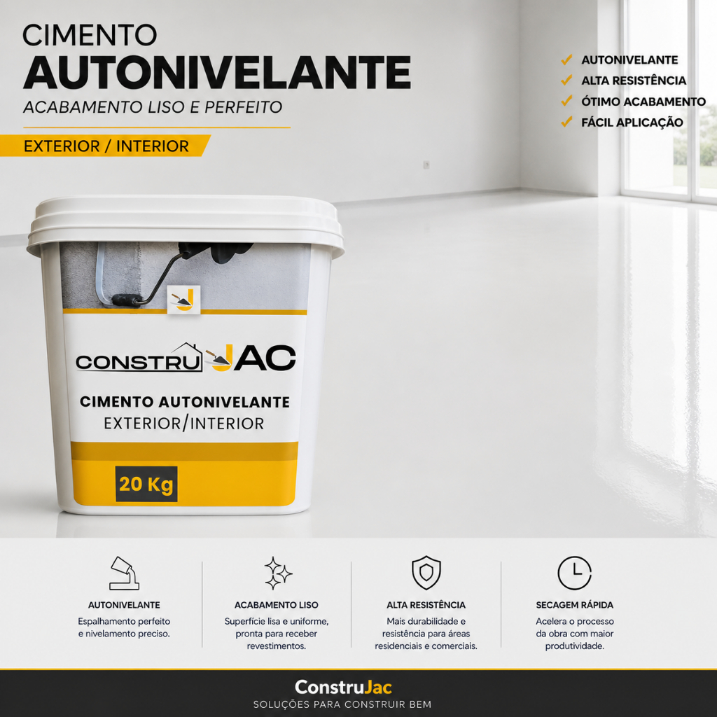 Cimento Autonivelante ConstruJAC 10kg