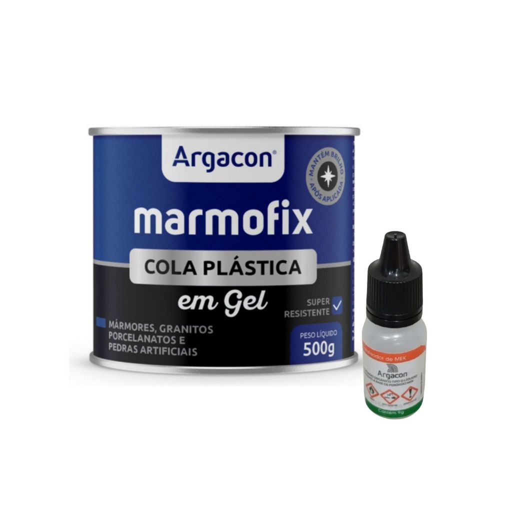 Massa Gel Incolor 500g Uso Profissional Argacon