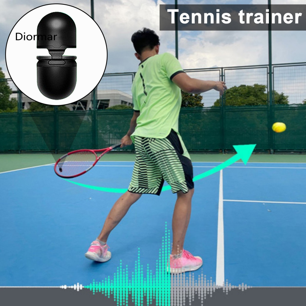 Tennis Racquet Attachment Swing Aid 2pcs Topspin Whistles Training Stroke Spin Control Hitting Trainer for Beginners Pra