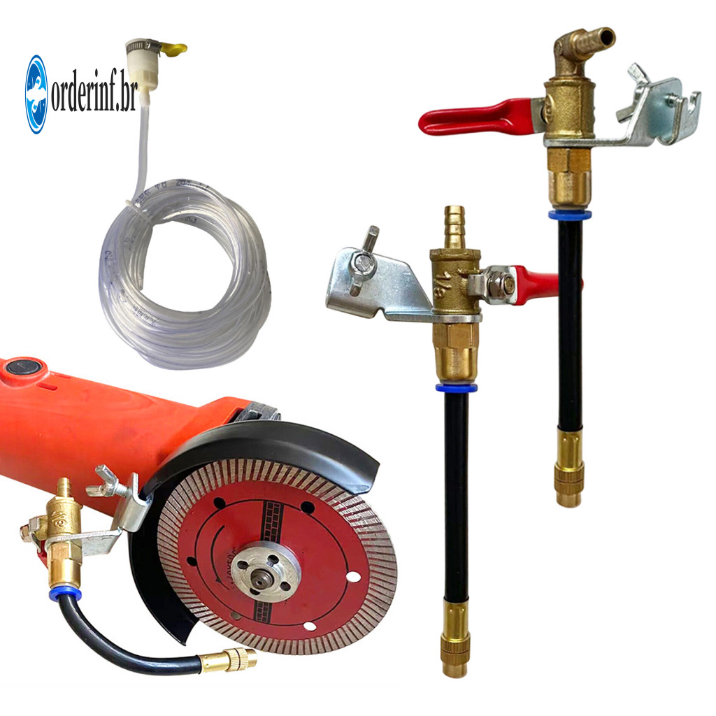 Angle Grinder Spray Water Attachment Dust Sprayer for Cutting Machine – Aluminum Brass Misting for Tile Stone