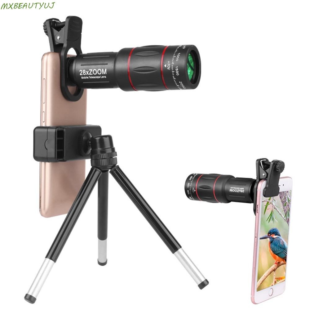 Lente Óptica Para Celular MXBEAUTYUJ HD , Universal Com Zoom Monocular , Tripé