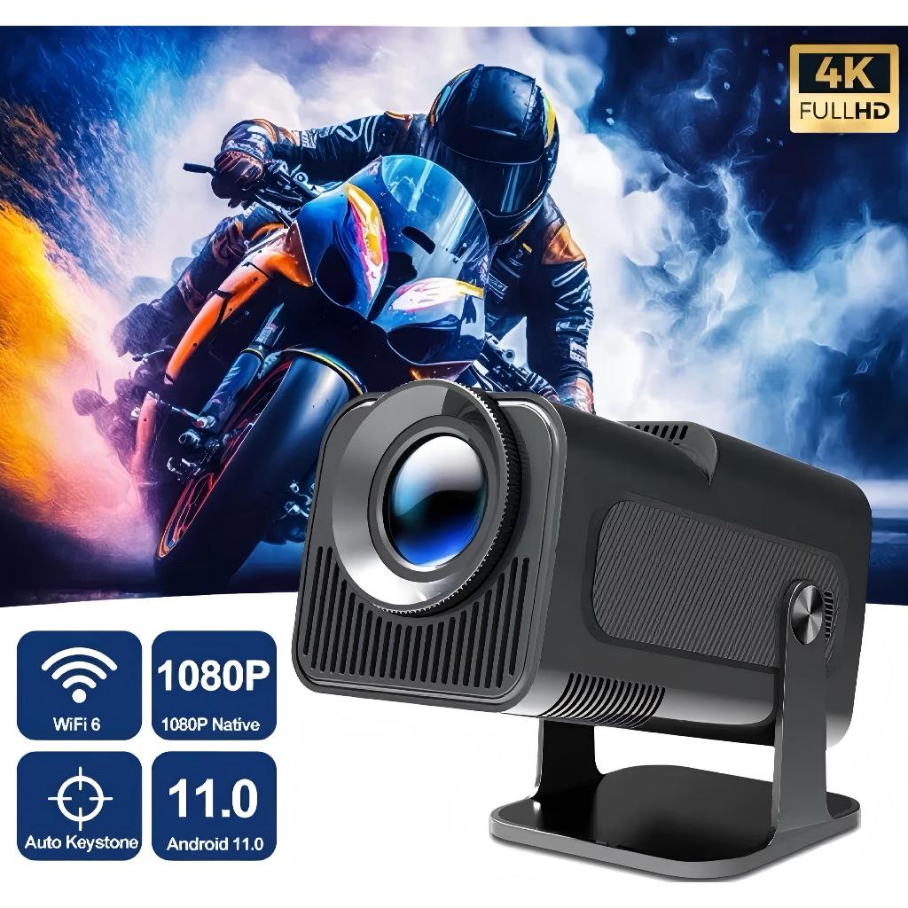Mini Projetor 4K Portátil HY320 | Android, Full HD, Wifi e Bluetooth