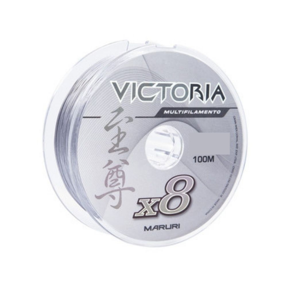 Linha Maruri 8X VICTORIA Cinza  Multifilamento - 0,18MM 22lb