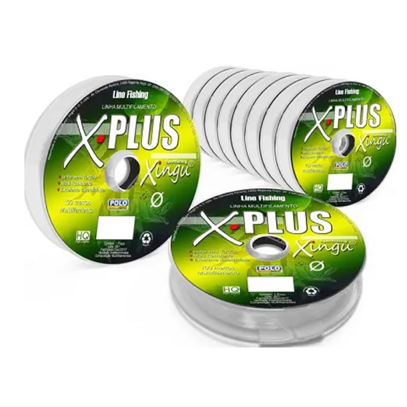 Linha Multifilamento Xingu 0,23mm 22lb / 10kg - 100 Metros