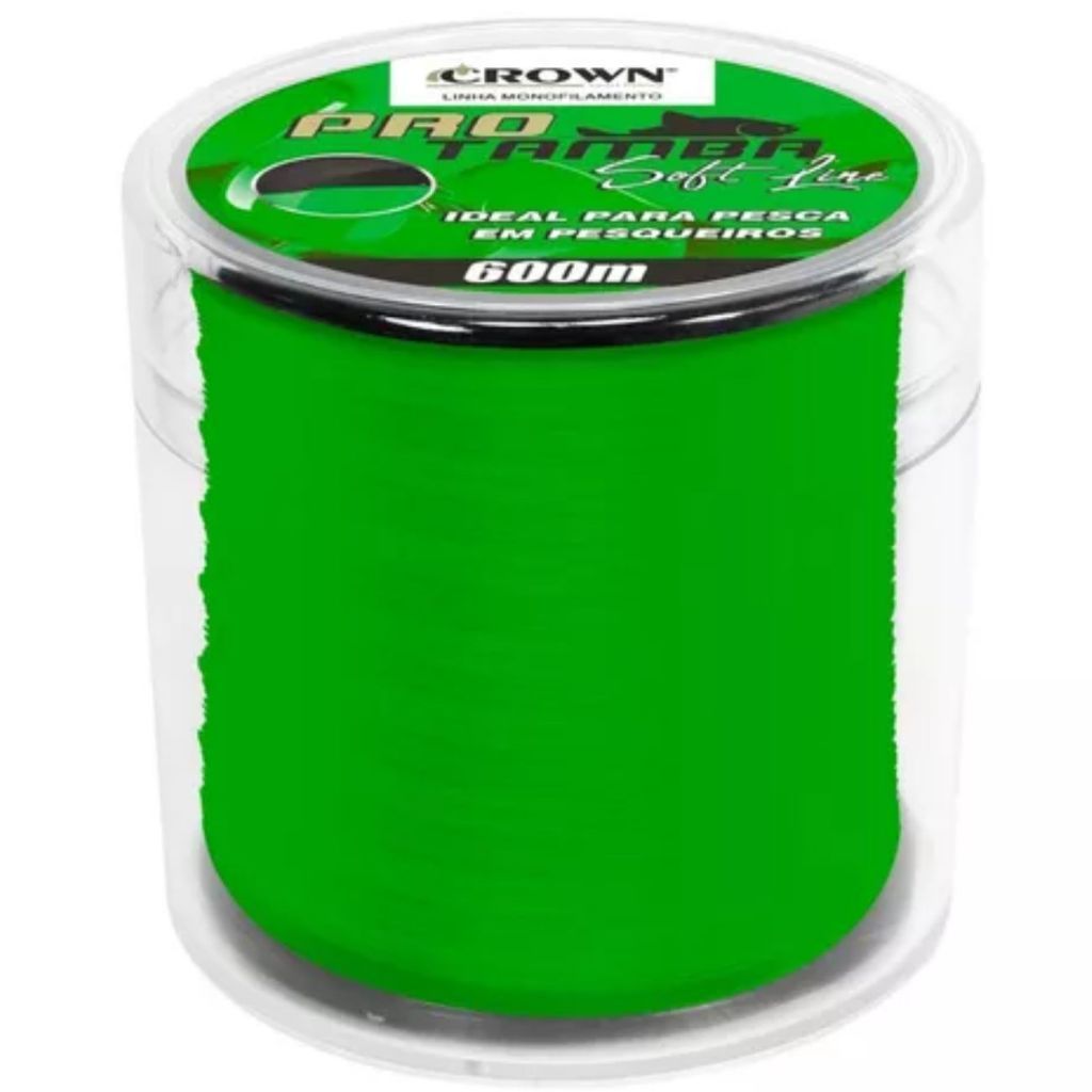 Linha Crown Pro Tamba 0,33mm 22lb 600m Monofilamento Soft Pesqueiro