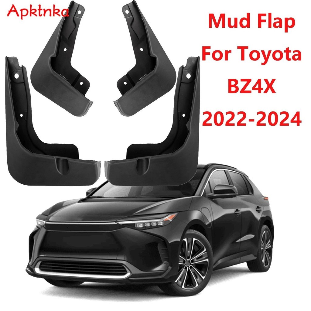 Para Toyota BZ4X Respingo Guardas-Lamas Lama Aleta Mudflap Fender Frente Traseira Capa Protetor Roda 2022 2023 2024