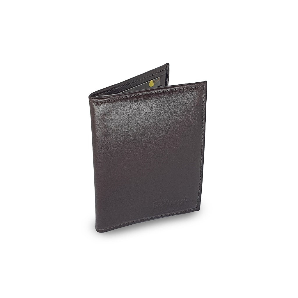 Carteira Masculina Flip Couro Legítimo Modelo Slim Porta Cartão Compacta Elegante