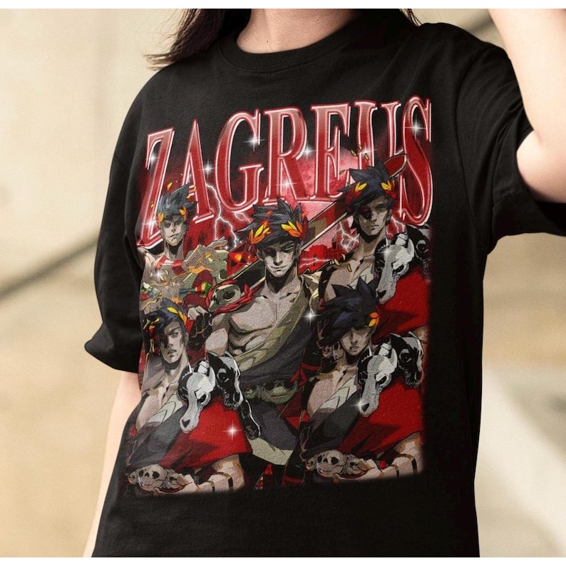 Camiseta Zagreus Hades Bootleg Gaming Indie Videogame Estilosa Moderna Premium Tendência
