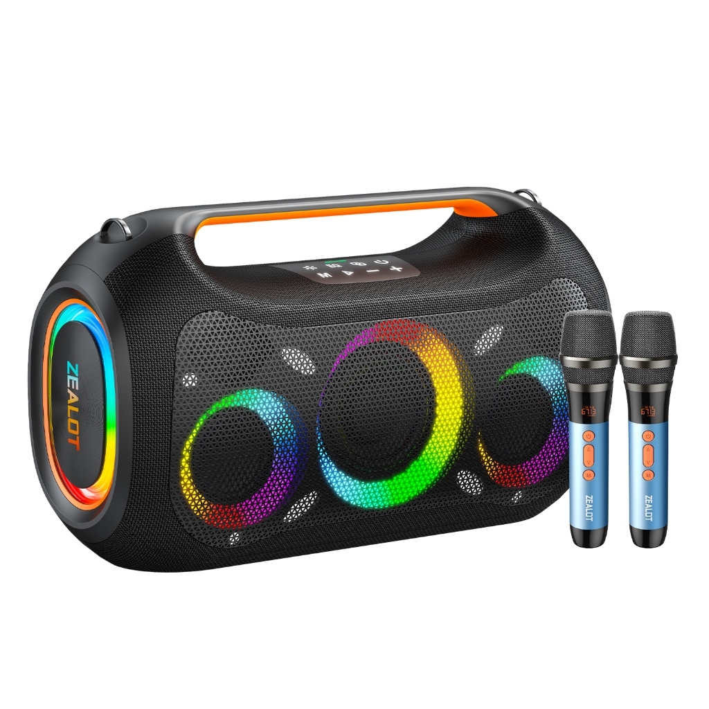 ZEALOT ZE51 Alto-Falante Bluetooth 500W De Grande Capacidade 48000mAh Bateria BT5.3 Luz RGB Colorida TWS Stereo Link