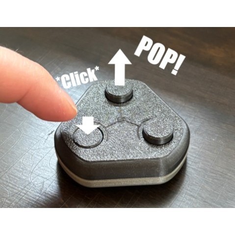 Sensorial Fidget Toy Pop-Up Infinito 3D Click Anti Stress Ansiedade TDAH Autismo Brinquedo de Aperte Botão