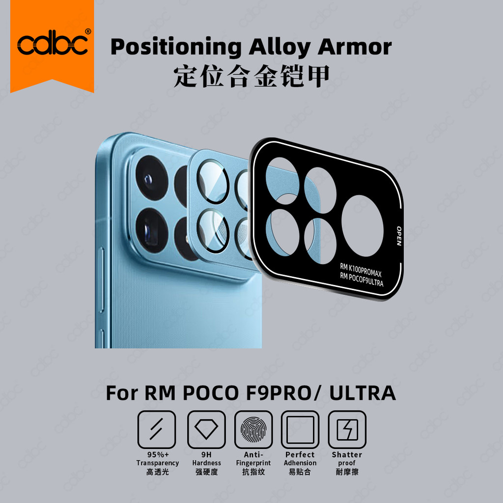 cdbc Para Moldura De Metal Liga Armadura Protetor De Lente De Câmera Redmi K100Pro K100ProMax Posicionamento Ajuda AR An