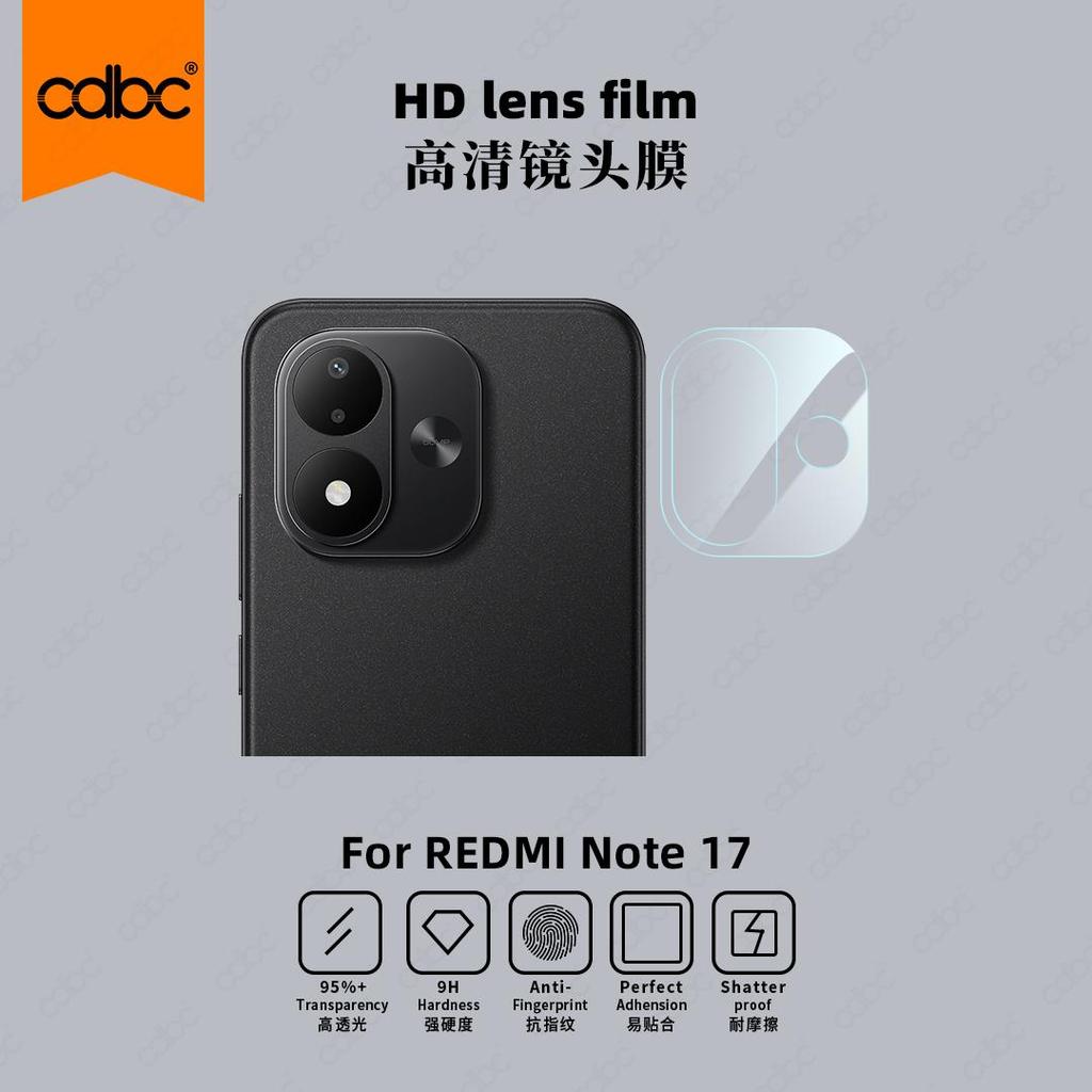 Redmi Protetor De Lente De Câmera Cdbcredmi Note17 Note17 Pro , HD Transparente , Impressão Em Seda , Integrada De Metal