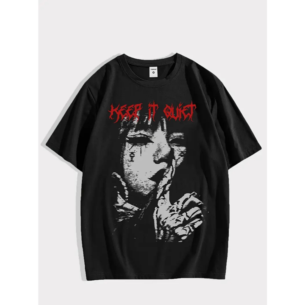 Camiseta Preta Oversized Unissex 