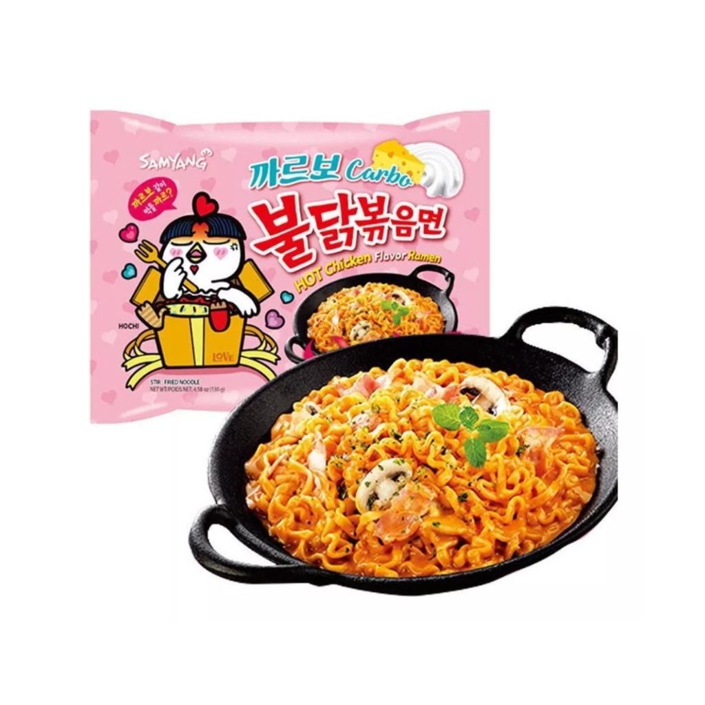 Lamen Coreano Samyang Buldak Carbonara Hot Chicken 130g