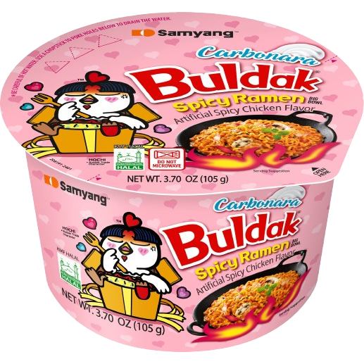 Lamen Coreano Bowl Grande Samyang Buldak Sabores Carbonara