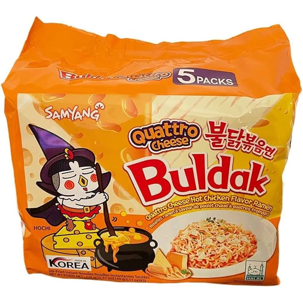 Macarrão Instantâneo Buldak Lamen Coreano Samyang 4queijos Cremoso