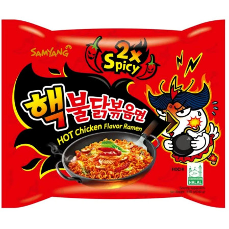 LAMEN SAMYANG BULDAK  FRANGO PICANTE 2X   PACOTE - 140G