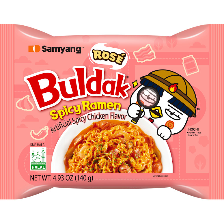 Lámen Coreano Buldak Hot Chicken Rose– Samyang 140g