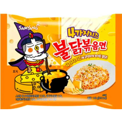 LAMEN SAMYANG BULDAK QUATRO QUEIJOS  PACOTE - 140G