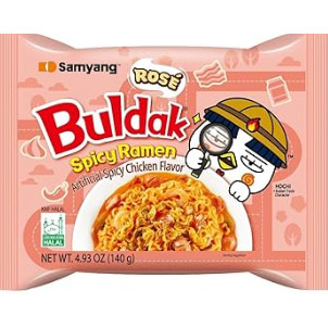 LAMEN SAMYANG BULDAK  FRANGO ROSÊ   PACOTE - 140G