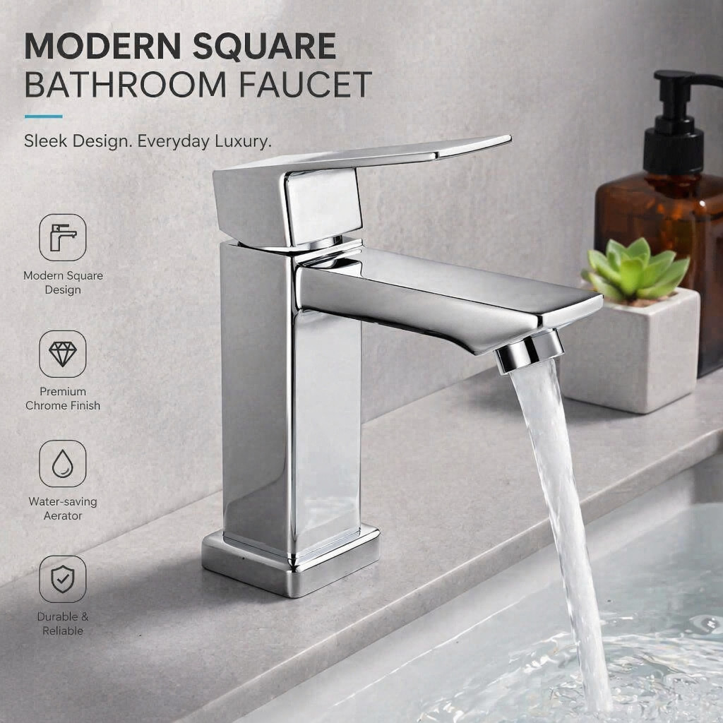 Banheiro Inox Monocomando Moderna Abs Luxo 1/4 De Volta Cromo Premium Torneira Banheiro Inox