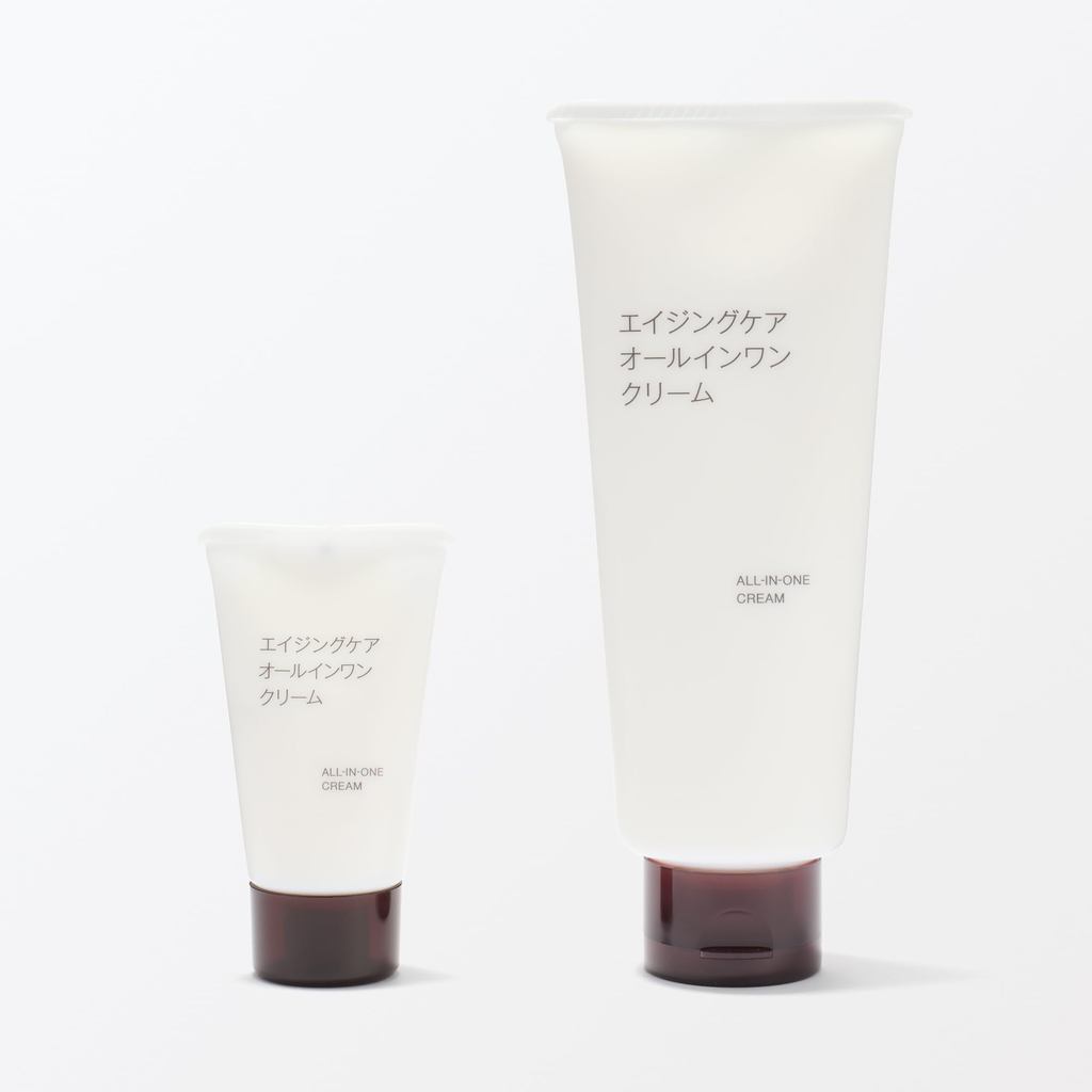 MUJI Aging Care All-in-One Cream Moisturizer Anti-Aging Firming Hydrating 100% Natural Ingredients from Japan