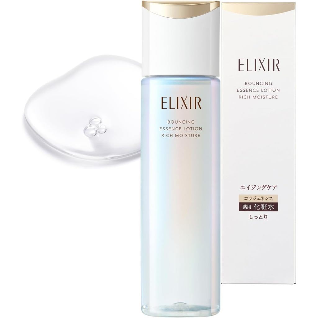 ELIXIR Medicated Lift Moist Lotion ba Toner Firming Hydrating Anti-Aging Fine Lines Pore Care Glow Refill Made in Japan