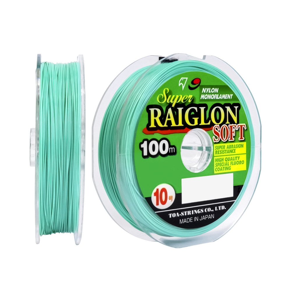 Linha Monofilamento Marine Sports Raiglon Soft 0,37mm 22lb/10Kg - 100 Metros