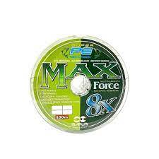 1 LINHA MAX FORCE MULTIFILAMENTO 8X 0,18mm 22LB 10KG