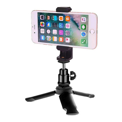 Suporte De Celular Para Mesa Escritório Com Tripé Ballhead