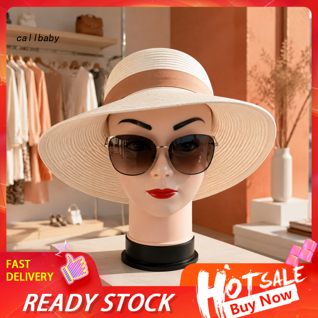 Display Head for Hats Realistic Female Mannequin for Wigs Lightweight Pe Makeup Training Model for Hair Styling Glasses