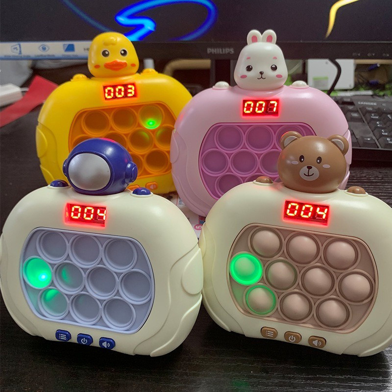 Versão Final 999 Níveis Console De Jogo Pop Light Quick Push Game Com Tela LED Para Brinquedos De Natal Crianças Adultas