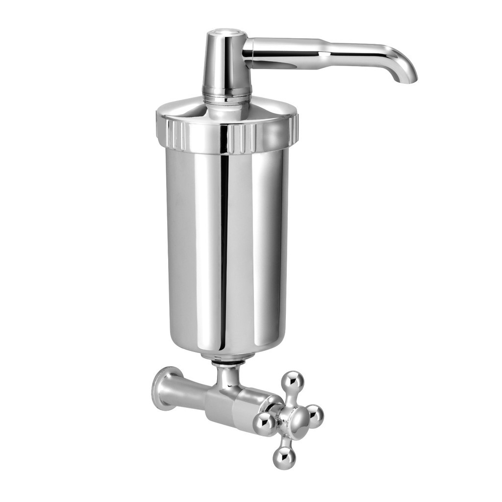 Torneira Cozinha Filtro Parede Bica Movel Arejador Articulado Carvao Ativado Metal ABS Cromado 1 Pça 1/4v