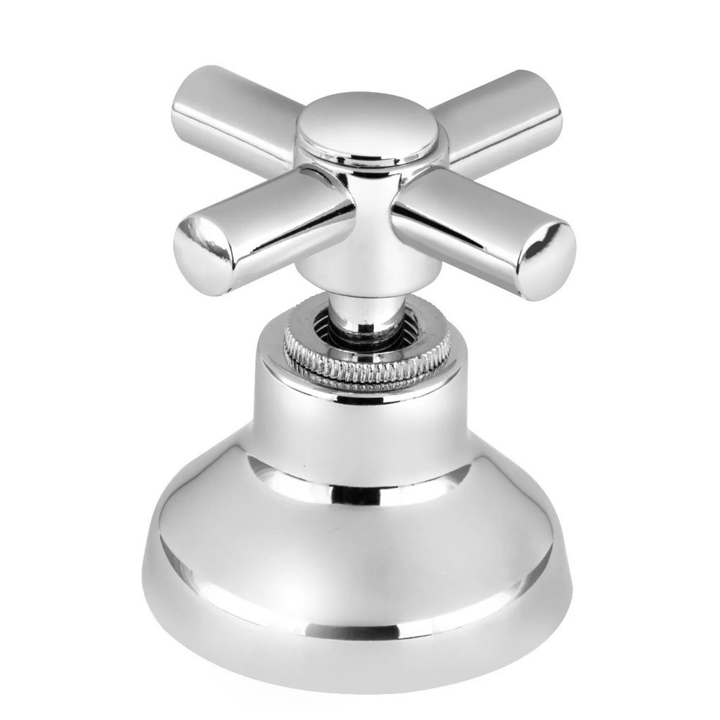 Acabamento De Registro Abs Pressão gaveta 3/4' Aço Inoxidável Metal