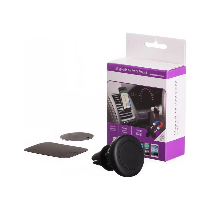 Magnetic Air Vent Mount Magnetico Celulares Preto suporte de celular