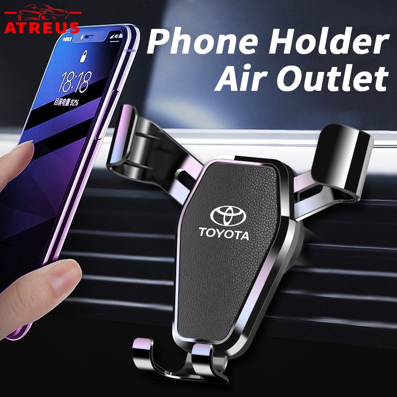 Para Toyota Air Vent Carro Porta Telefone 4,7-7 Polegadas Suporte Para Celular De Gravidade De Para Toyota Corolla Cross Hilux Yaris Etios RAV4 Bandeirante