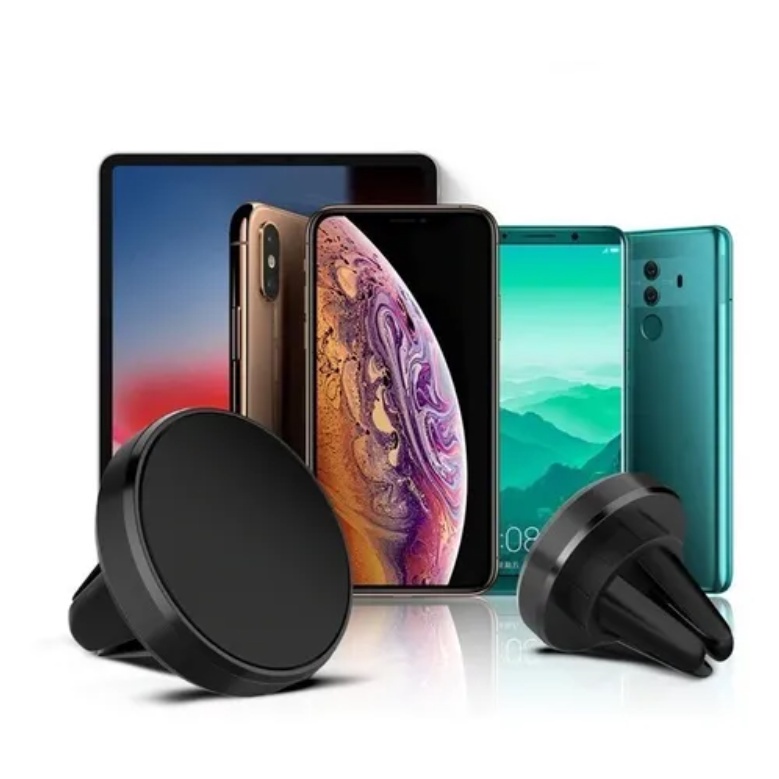 Suporte Celular Magnético 360° Automotivo para Saída de Ar Carro Imã Veicular,MAGNETIC AIR VENT MOUNT