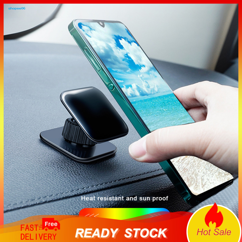Nanometer Glue Mobile Phone Mount Universal 360° Rotatable Car Holder – Adjustable Dashboard Cell Stand for Smartphon