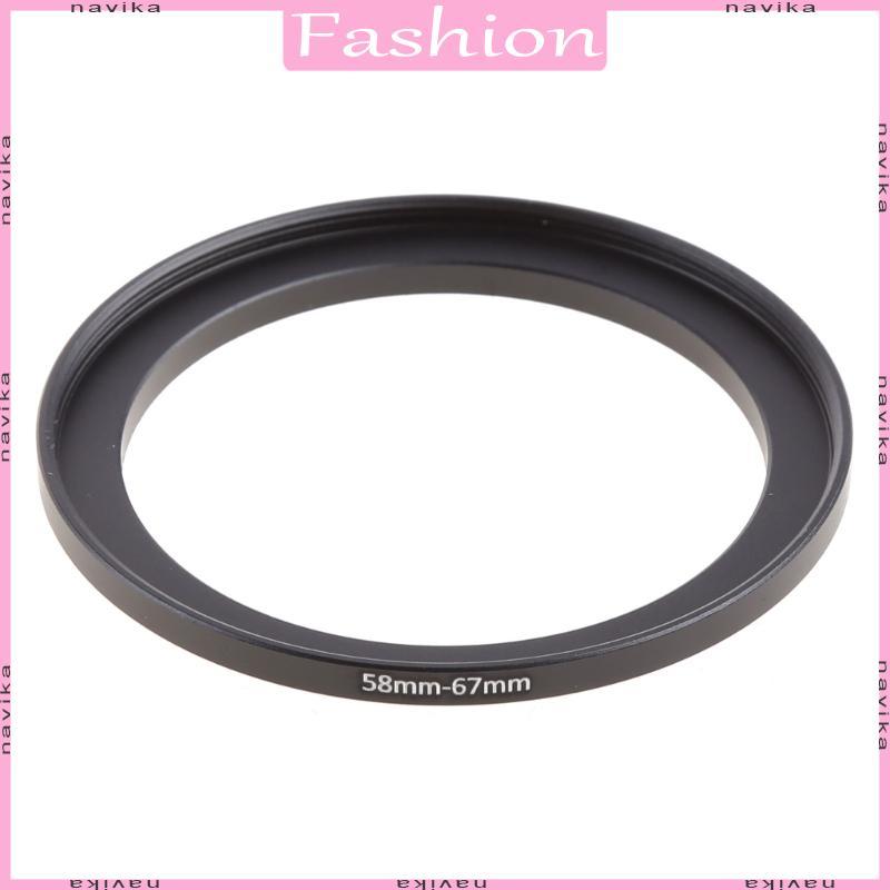 58mm-67mm Step Up Rings Filtro Adaptador Lente Para Câmera Digital SLR