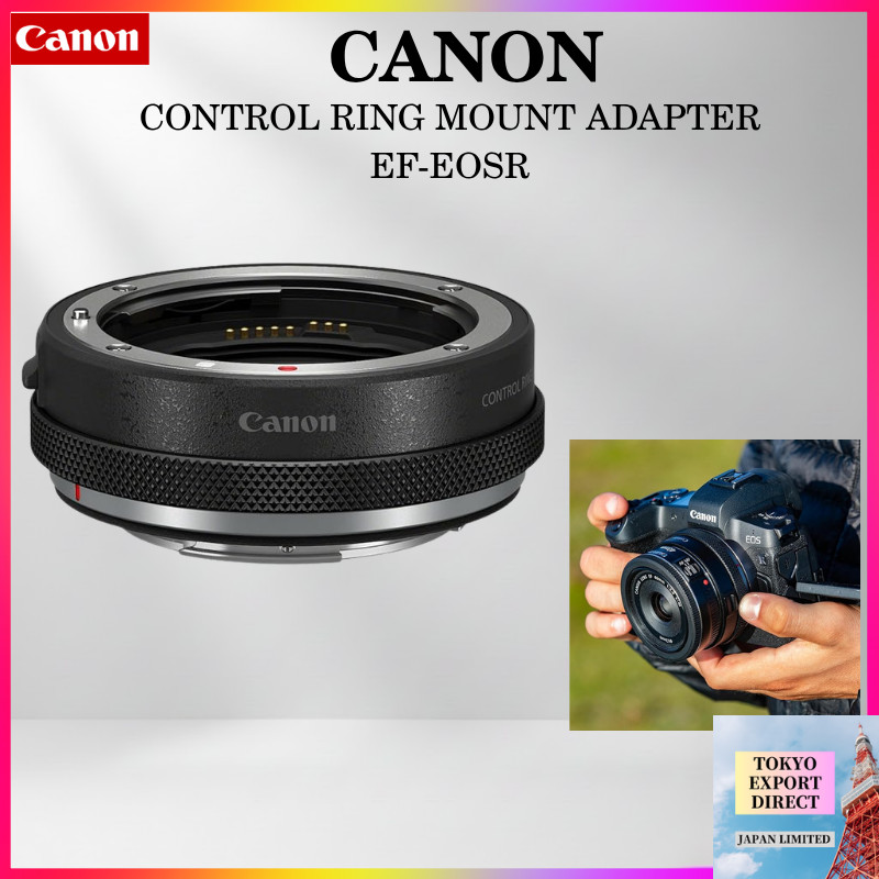 Canon CR-EF-EOSR Control Ring Mount Adapter for EOS R Cameras - Precision Compatibility[DIRECT FROM JAPAN]