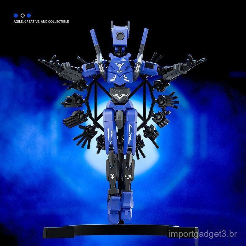 Novo Mannequin Montado com Articulação Sentry, Modelo Criativo Lucky 13