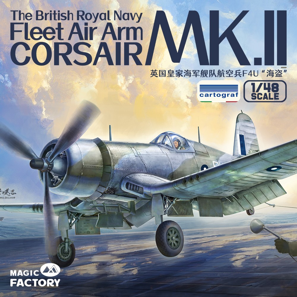 MAGIC FACTORY 5004 1/48 Aeronave Da Marinha Real Britânica Fleet Air Arm Corsair Mk.II