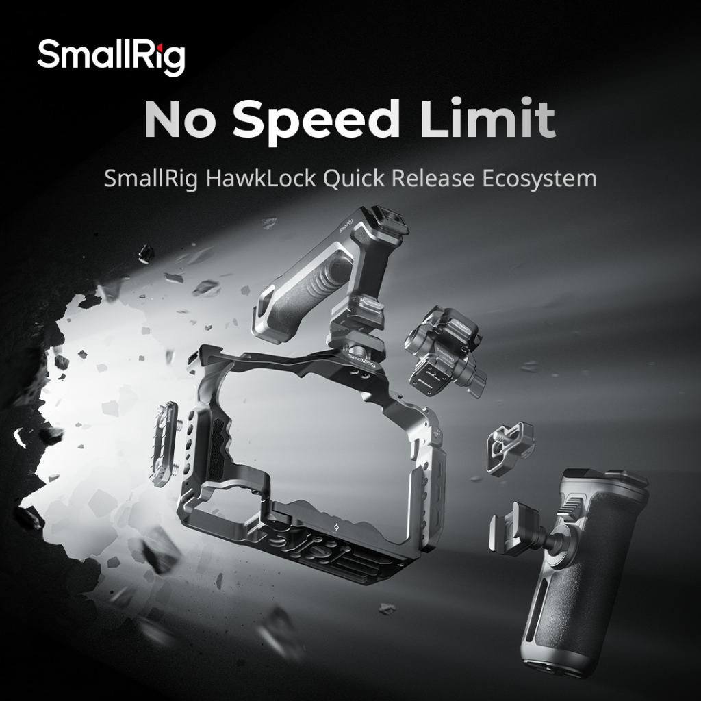 Kit De Gaiola Avançada SmallRig HawkLock Quick Release Para Sony Alpha 7R V/7 IV 7S III # 4539