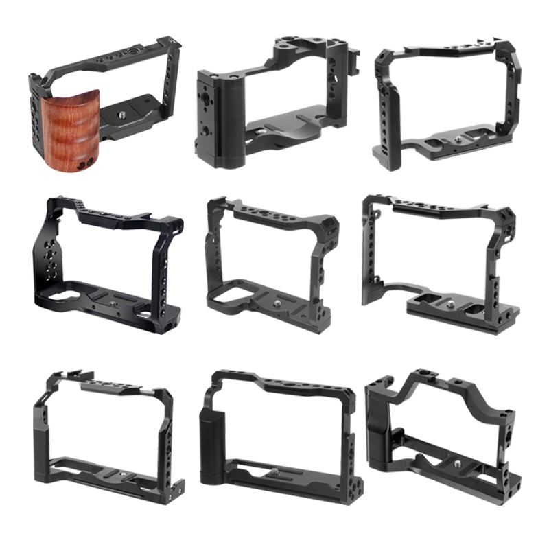 JMT DSLR Camera Cage Capa Protetora Aplicável A Sony Para Canon Quick Release Full Rig