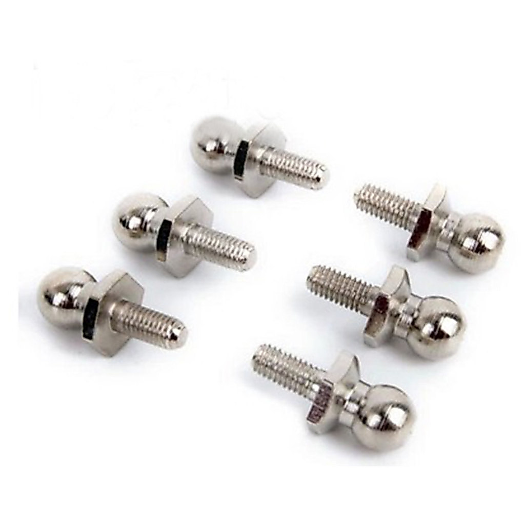 RC 02038 Metal Ball Head Screw 6Pcs Fit HSP 1:10 On-Road Car Buggy Truck