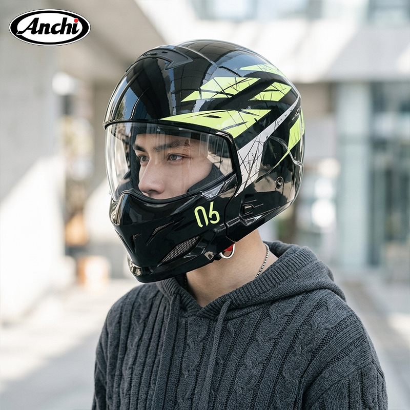 Capacete de motocicleta retrô estilo jet ABS, unissex, design ultraleve