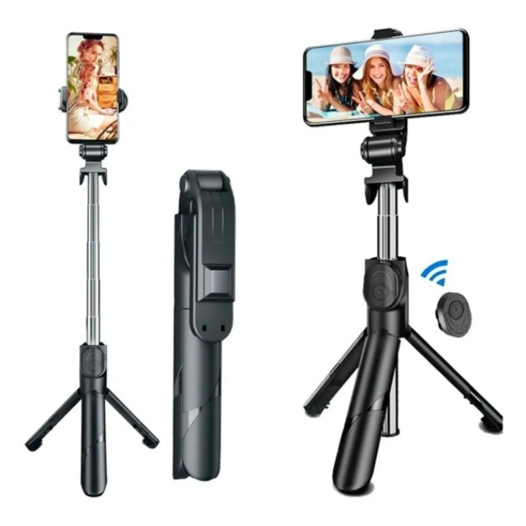 Retractable Bluetooth Selfie Stick Tripod Stand for Cellphone Mini 360º Selfie Stick