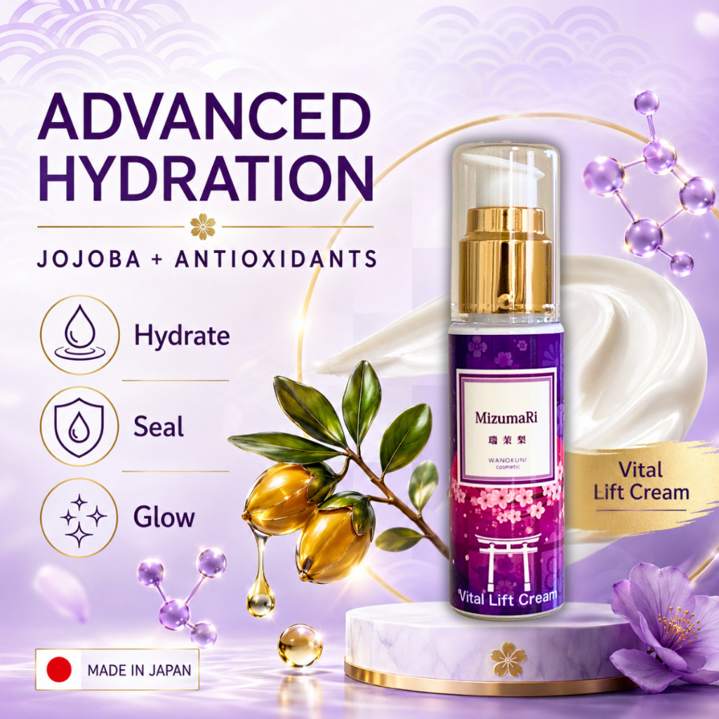 MizumaRi Vital Lift Cream – Creme Japonês Rejuvenescedor 30g